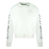 Off-White OMBA035F19E300110110 White Oversized Sweatshirt