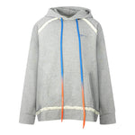 Off-White OMBB057F19E300100730 Grey Oversized Hoodie