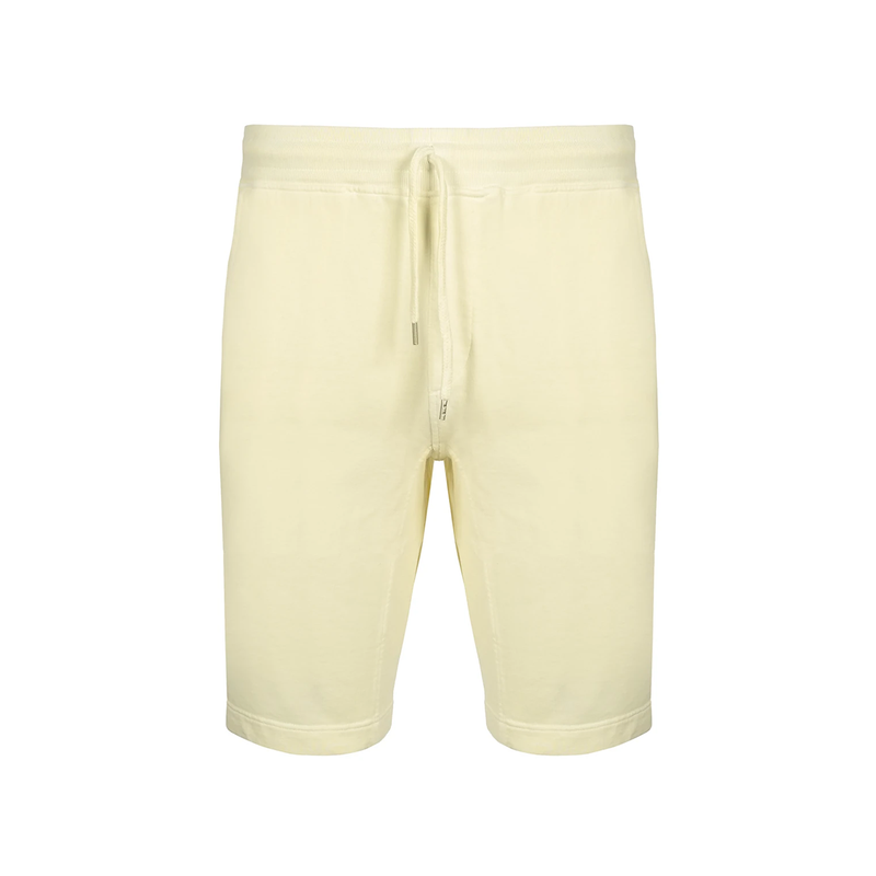 CP COMPANY COTTON RESIST DYED SHORTS IN YELLOW PASTEL