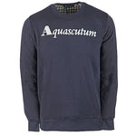 Aquascutum QMF010L0 03 Navy Sweatshirt - Style Centre Wholesale