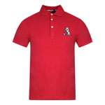 Aquascutum QMP020 32 Red Polo Shirt