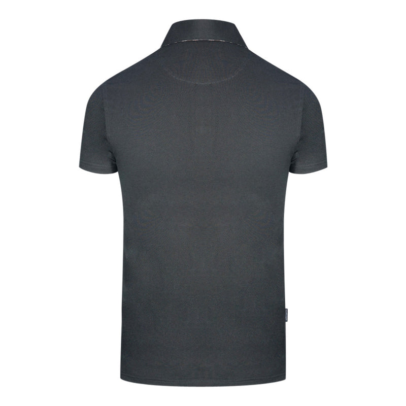 Aquascutum QMP020 99 Black Polo Shirt