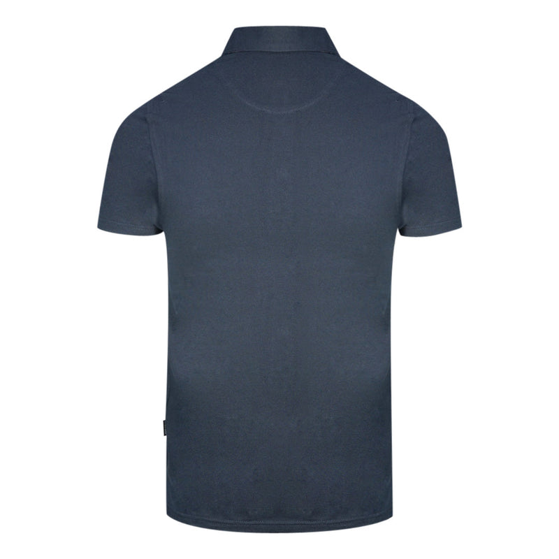 Aquascutum QMP021 85 Navy Blue Polo Shirt