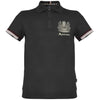 Aquascutum QMP023 99 Black Polo Shirt