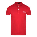 Aquascutum QMP041 32 Red Polo Shirt