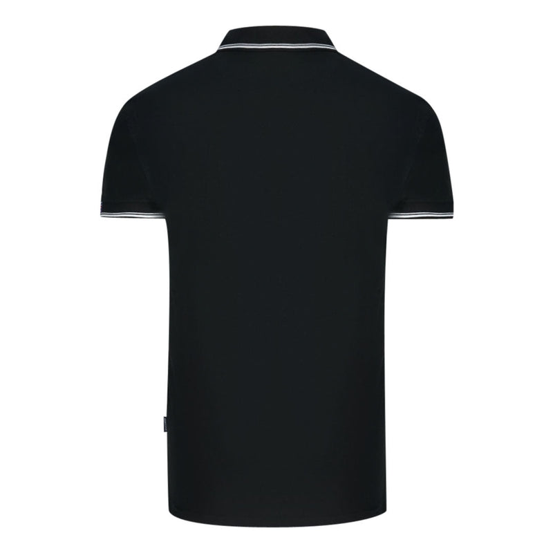 Aquascutum QMP052 99 Black Polo Shirt
