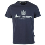 Aquascutum QMT001M0 03 Navy T-Shirt