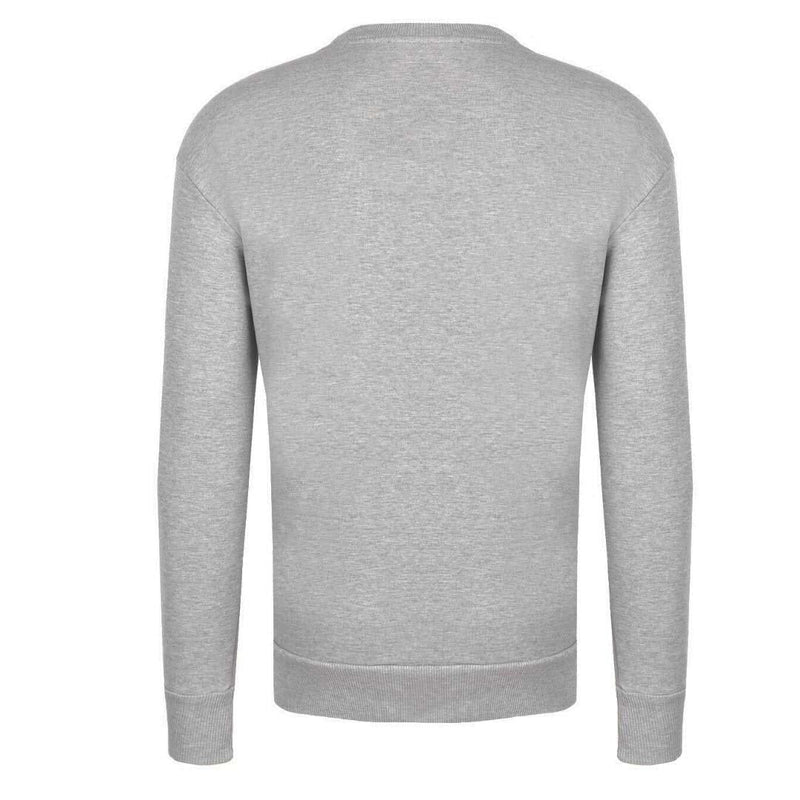 Diesel S-Girk-N85 Brand Logo Grey Sweater