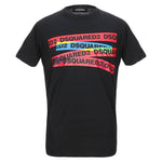 Dsquared2 S71GD0740 S22427 900 Black T-Shirt
