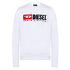 Diesel S-Crew-Division Logo White Sweatshirt