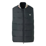 Fred Perry SJ2012 608 Blue Quilted Gilet Jacket