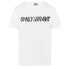Diesel T-Just-SV Only The Brave Logo White T-Shirt - Style Centre Wholesale