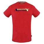 Aquascutum TSIA25 52 Red T-Shirt - Style Centre Wholesale