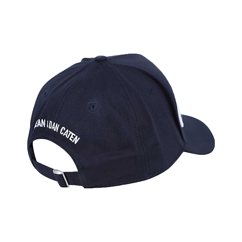 DSQUARED2 ICON CAP IN NAVY-WHITE