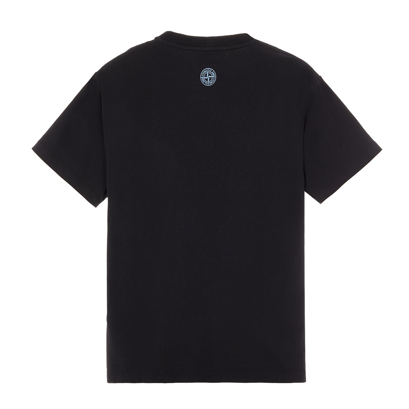 STONE ISLAND 'MOTION SATURATION TWO' T-SHIRT IN BLACK