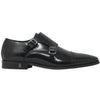 Versace Collection Monk Leather Brown Shoes