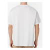 BURBERRY OVERSIZED ORGANIC COTTON T-SHIRT IN WHITE
